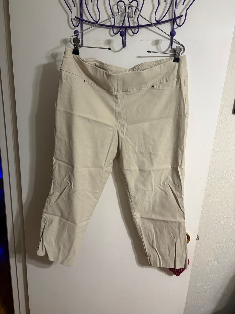 💜 16 Cato Tan Cropped Ankle Pull on Pants